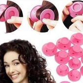 Акция! Бигуди Magic Curler "Грибочки" силиконовые, набор 10 шт.