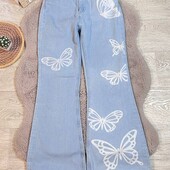 Стильні джинси кльош від H&M стан відмінний