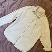 Джинсова сорочка куртка Bershka