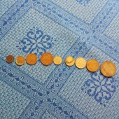 Монети 1,2,3,5,10,15,20,50 копійок СССР