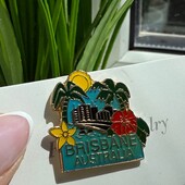 Brisbane Austrslia колекційна пін брошка значок для сумки, рюкзака, одежі