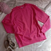 Світшот oversize у кольорі барбі на легкому флісі