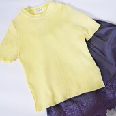 Хлопкова кофточка в рубчик 128см