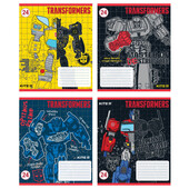 Зошити Kite Transformers 12 л, лінія, в лоті 4 шт