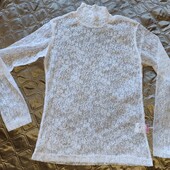 Новая белоснежная блуза на 9-10 лет
