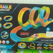 Автотрек “Variable tracks car” 480 см, с подсветкой, в коробке