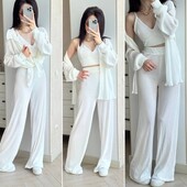 Костюм Сорочка+топ+штани.