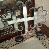 Кований настінний підсвічник