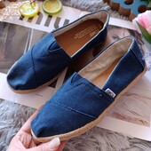 Еспадрильї на плетеній підошві Toms розмір 37, устілка 24см