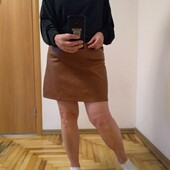 Модная кожаная юбка размер 14 Primark