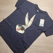 Looney tunes! Трикотажная футболка для мальчика! 122/128! Лот 203
