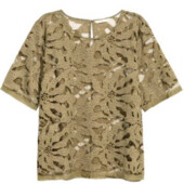 Приголомшлива мереживна блузка-топ h&m