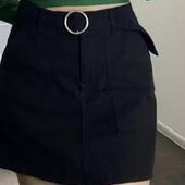 Замшева спідниця Bershka M