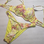 Hunkemoller! Роздільний жіночий купальник верх 70В, низ S розмір lime green! Лот 8