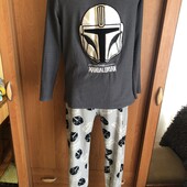 Пижама, комплект, костюм, 100% фліс, 13-14 р 158-164 см. Mandalorian. star wars. в ідеалі
