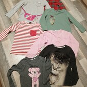 5 кофтинок + 2 в подарунок (реглани) 5-6 років