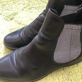 черевикии, ботинки, кожа, демі, p. 40 вст. 25,5 см, Walker, в ідеалі
