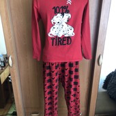 Пижама, комплект, костюм, 100% коттон. XS. 158-164 cм, Disney, в ідеалі