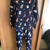 Пижама, комплект, костюм, 100% коттон, L-XL, Marks&Spencer. в ідеалі