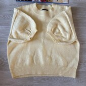 Стильный желтый джемер с коротким рукавом