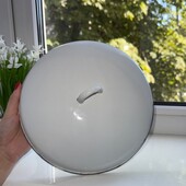 Эмалированная крышка на кастрюлю диаметр 24/ 25 см