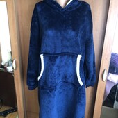 Меховушка дуже довга, плюшева, халат, плаття, худи, 5-8XL. слип, пижама, плед