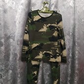 Пижама из тонкого х/б трикотажа на мальчика рост 128/134,см.замеры