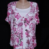 Розпродажа/Подвійна блуза,Canda, (див.заміри), L/xL