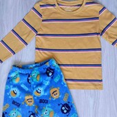 Primark + Pep& Co брендовая пижамный комплект на мальчика 5/6 лет рост 116 см