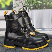 Деми ботинки на флисе для девочки 32 -37 р!!