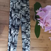 Gina Tricot лосины леггинсы для девочки подростка для занятий спортом тренировок бега 146-152-рост