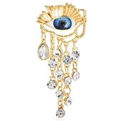 Брошка око з китицями, сльози, краплі, як Schiaparelli, Скіапареллі
