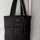 Niche black puffer bag брендова сумка оригінал