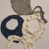 ❣️H&m шапочка та 3 слюнявчика