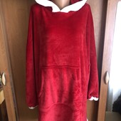 Меховушка, плюшева туника, довга, худи, 4-6XL. Dunelm . в ідеалі