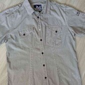 Brave soul брендовая мужская хлопковая рубашка размер L XL