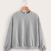❣️Світшот Shein з жемчужинами