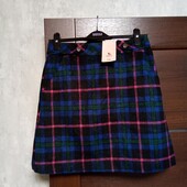 Брендовая новая теплая юбка р.10.