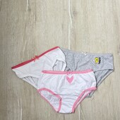 Primark.Набір трусиків для дівчинки. 3 шт 7-8 років
