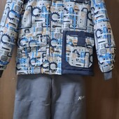 Теплий зимовий комплект для двору на 6 років gusti