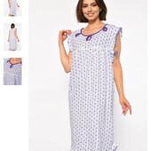 нічна бавовняна сорочка. Бавовна. Хлопок