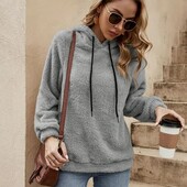 Тепле флісове худі з капюшоном, розмір-XL