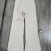 80% cotton 20 acrylic Класні широкі штани вьязані