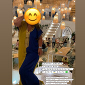 Джебра традиціонна сукня Тунісу в кольорі флага України натуральна тканина вдягнена 1 раз для фото