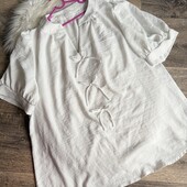 Стильна блуза з бантиками, XL