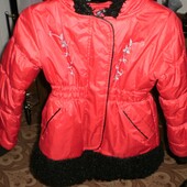 Зимняя курточка для девочки 5-6 лет