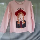 Чудовий регланчик з 3-D принтом на 9-10 років стан нового