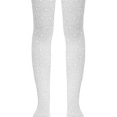 Колготки капронові на дівчинку conte elegant jasmine, білий 140-146