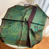 Платок стильный трендовый Искусственный шелк 70*70 см арт 14