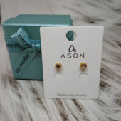 Сережки Stainless Steel нержавіюча сталь 5мм